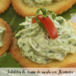 Arugula mousse tartlets with Thermomix