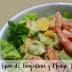 Avocado Salad, Prawns and Mango With Thermomix