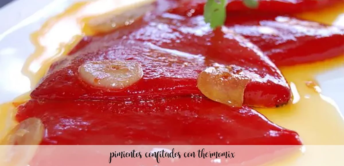 Candied peppers with Thermomix