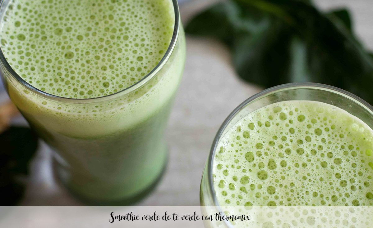 Green tea smoothie with thermomix