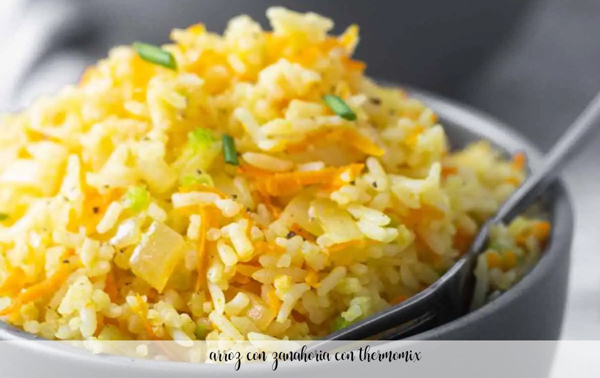 Thermomix carrot rice