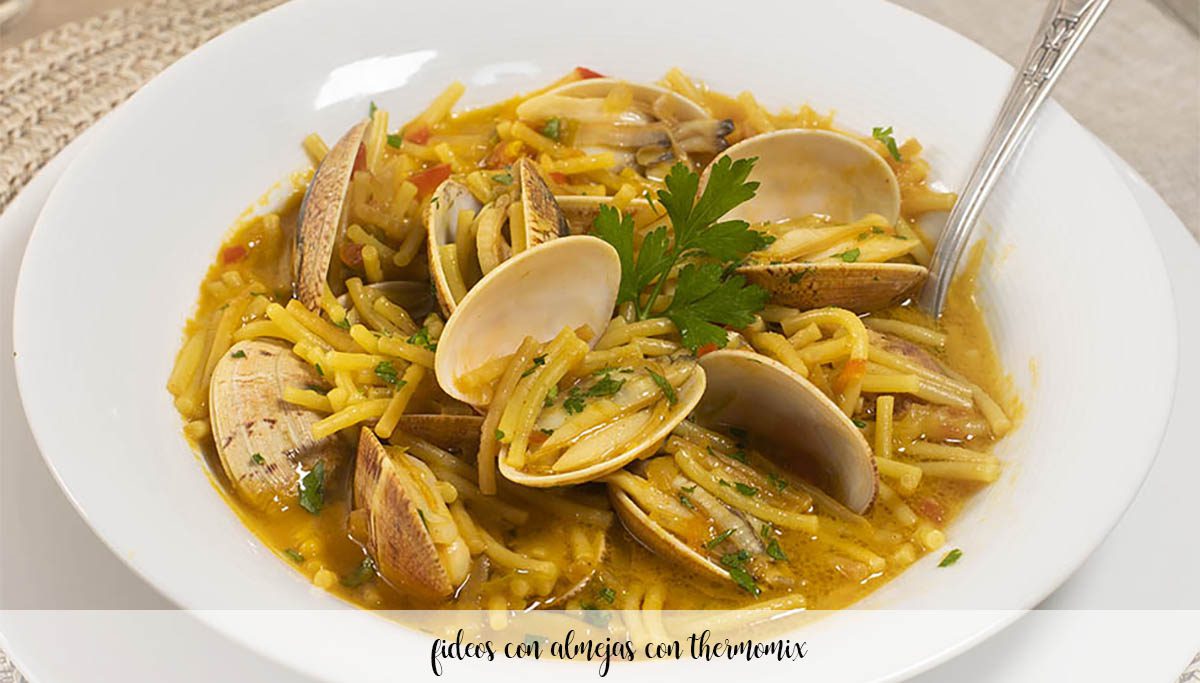 Thermomix noodles with clams