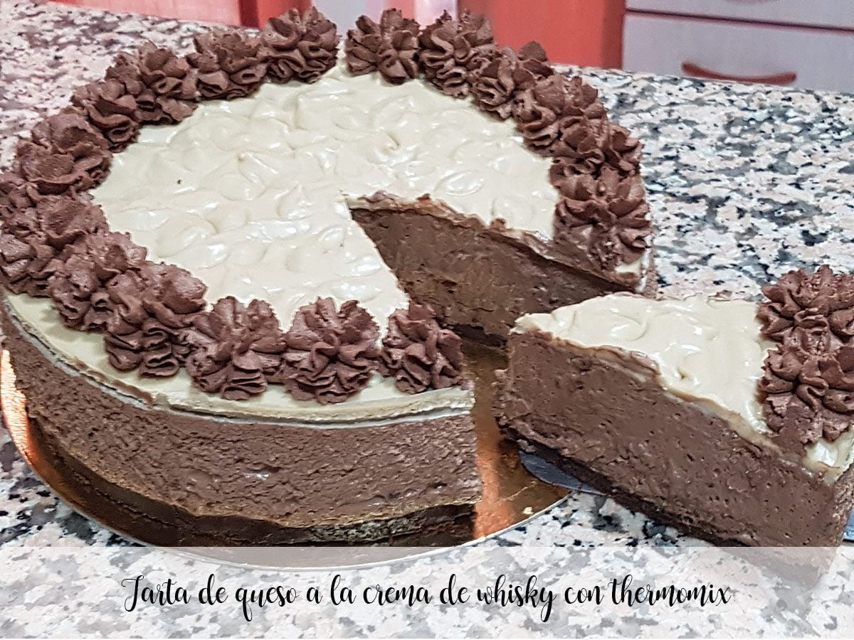 Whiskey cream cheesecake with thermomix