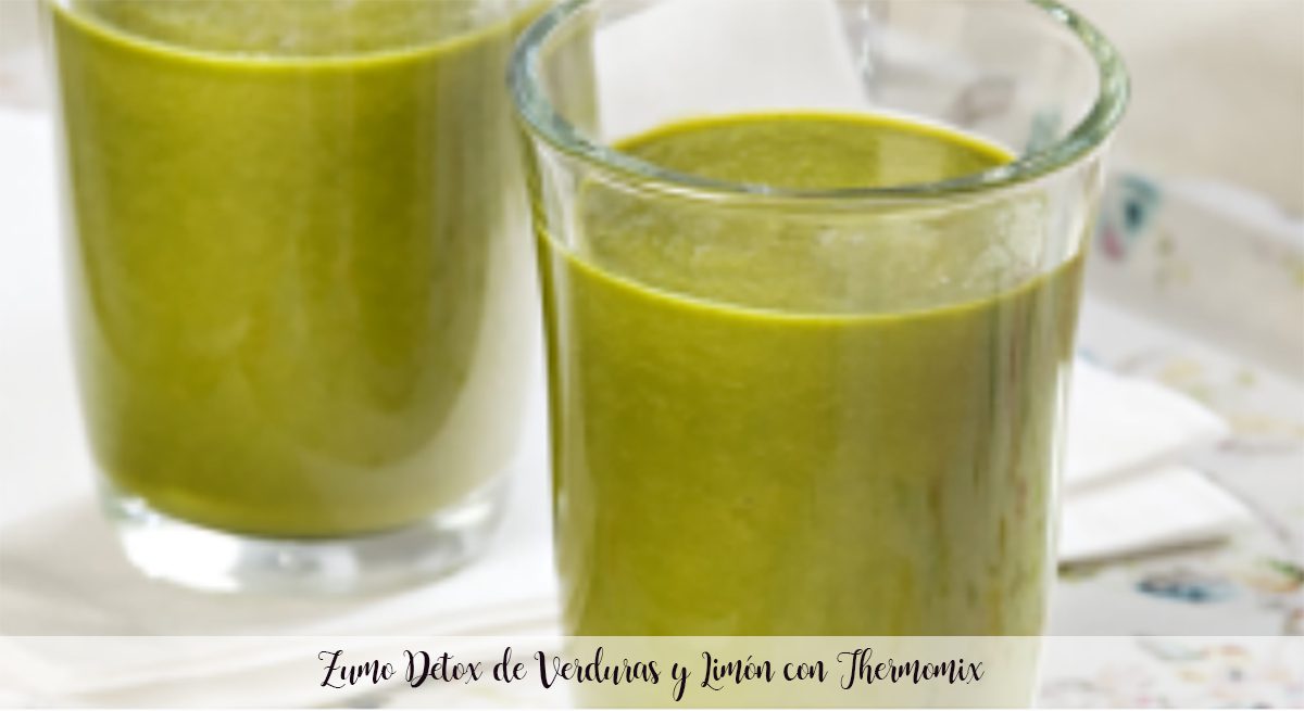 Vegetable and Lemon Detox Juice with Thermomix