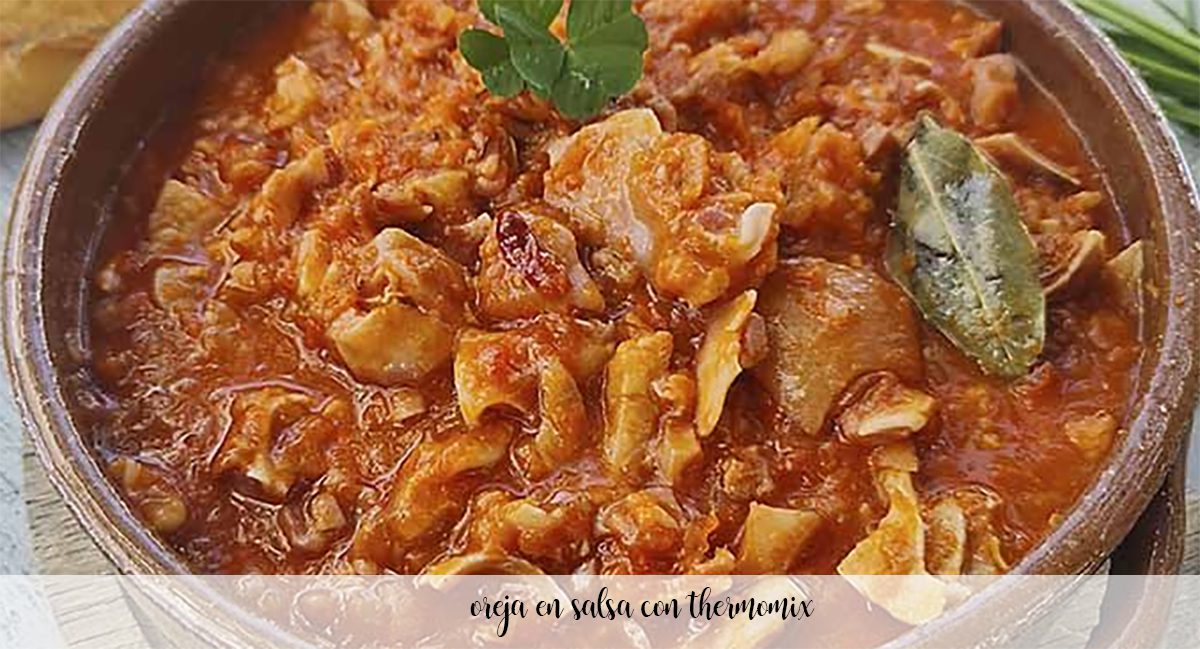 Ear in sauce with Thermomix