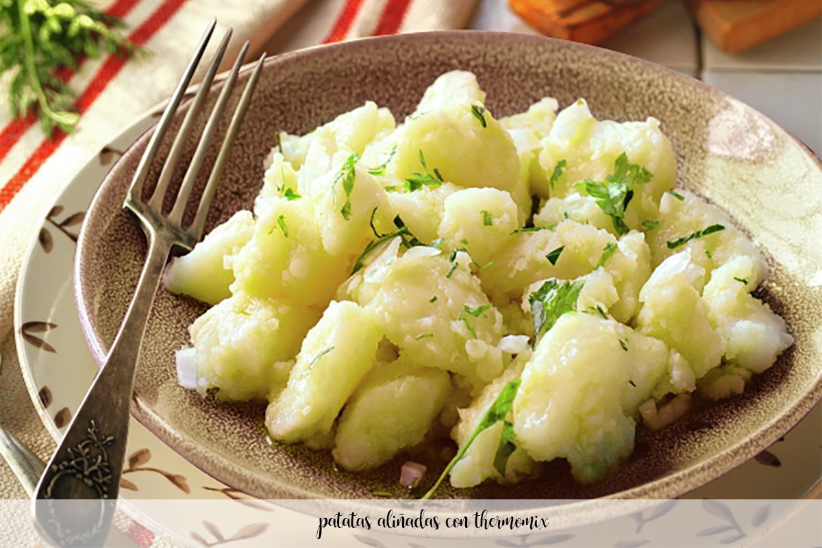 Potatoes seasoned with Thermomix