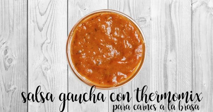 argentine gaucho sauce for meats with thermomix