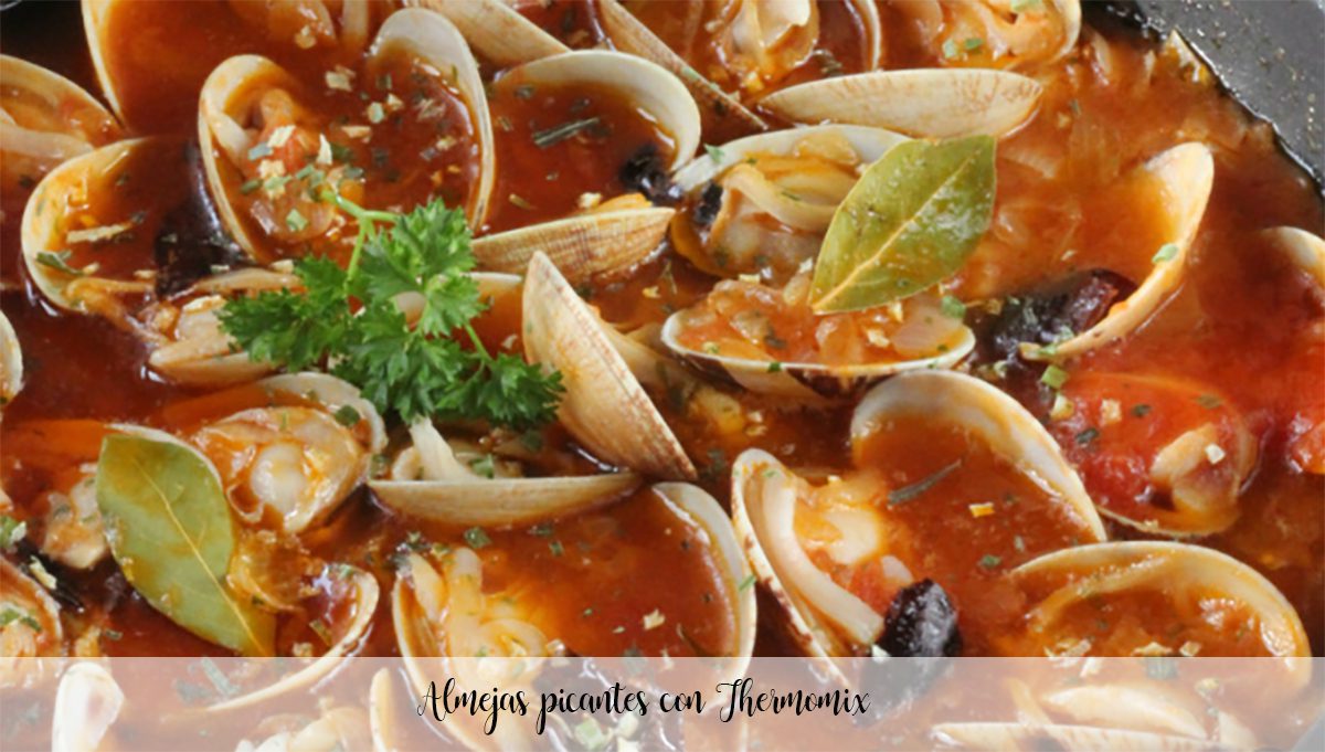 Spicy clams with Thermomix