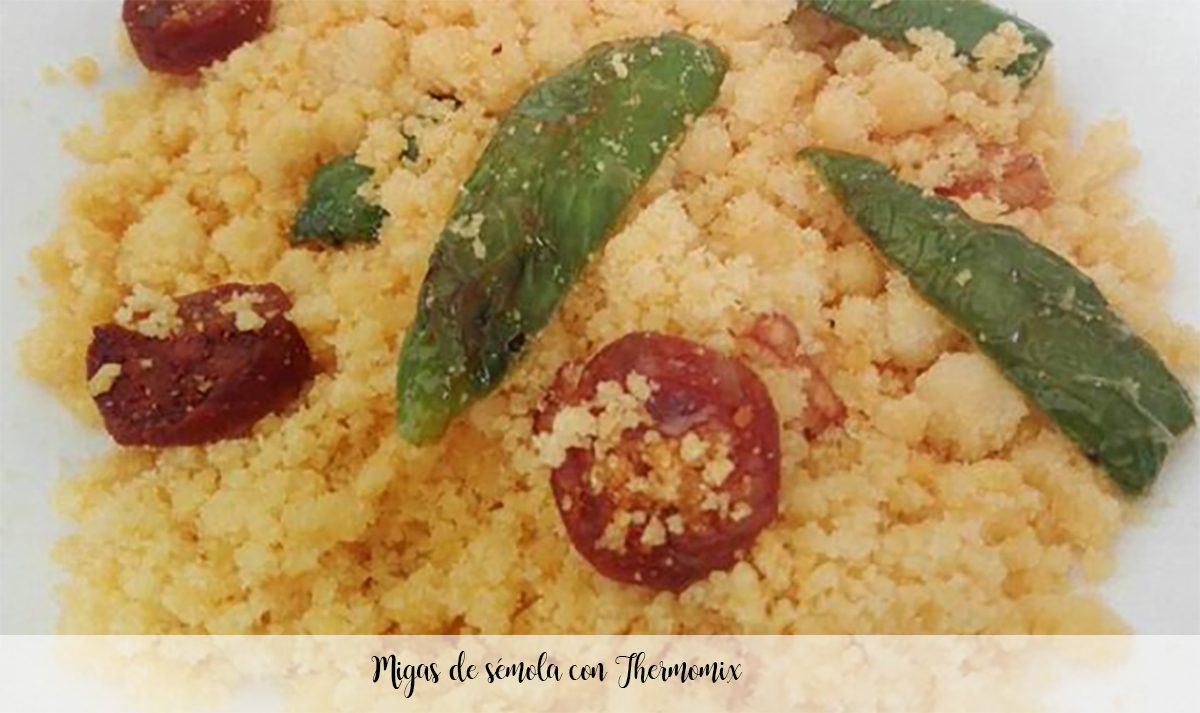 Semolina crumbs with Thermomix