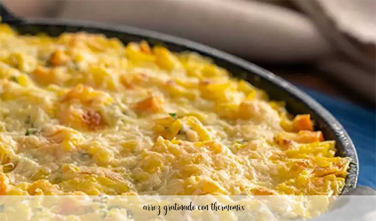 Gratin Rice with thermomix
