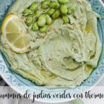 Hummus de judías verdes con thermomix