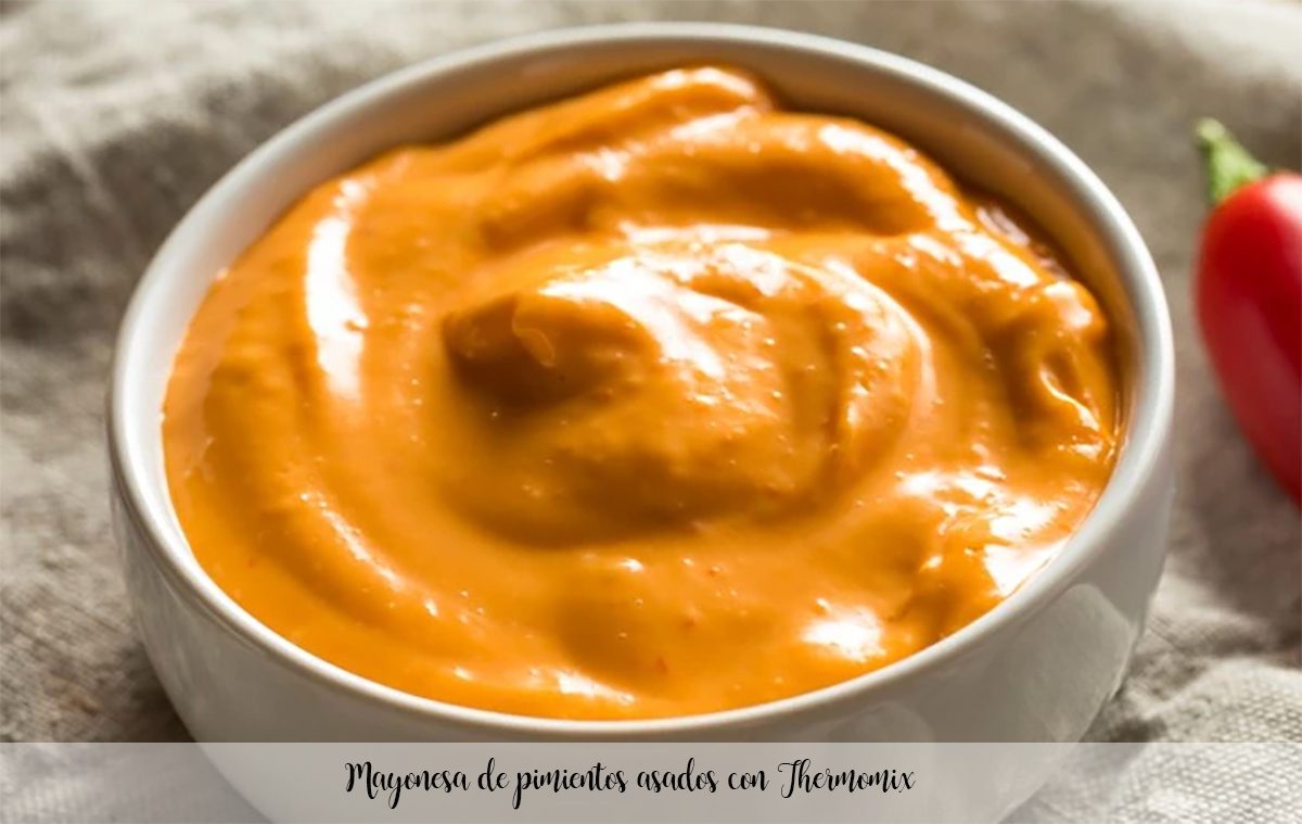 Roasted pepper mayonnaise with Thermomix