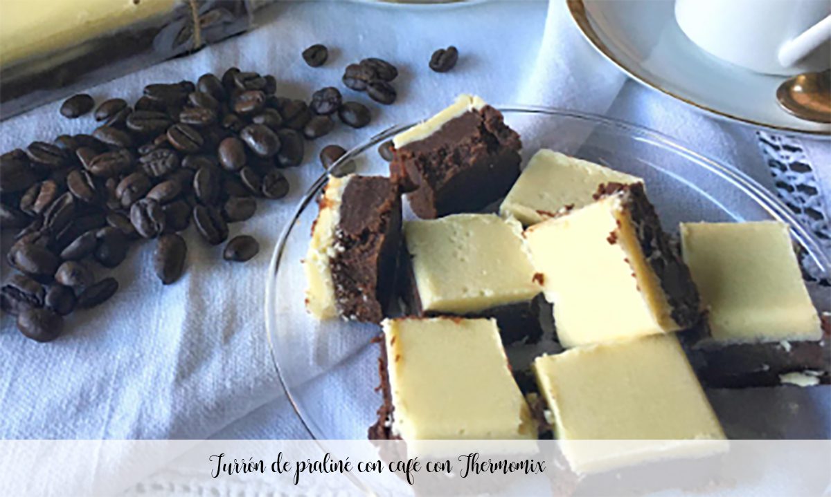 Praline nougat with coffee with Thermomix