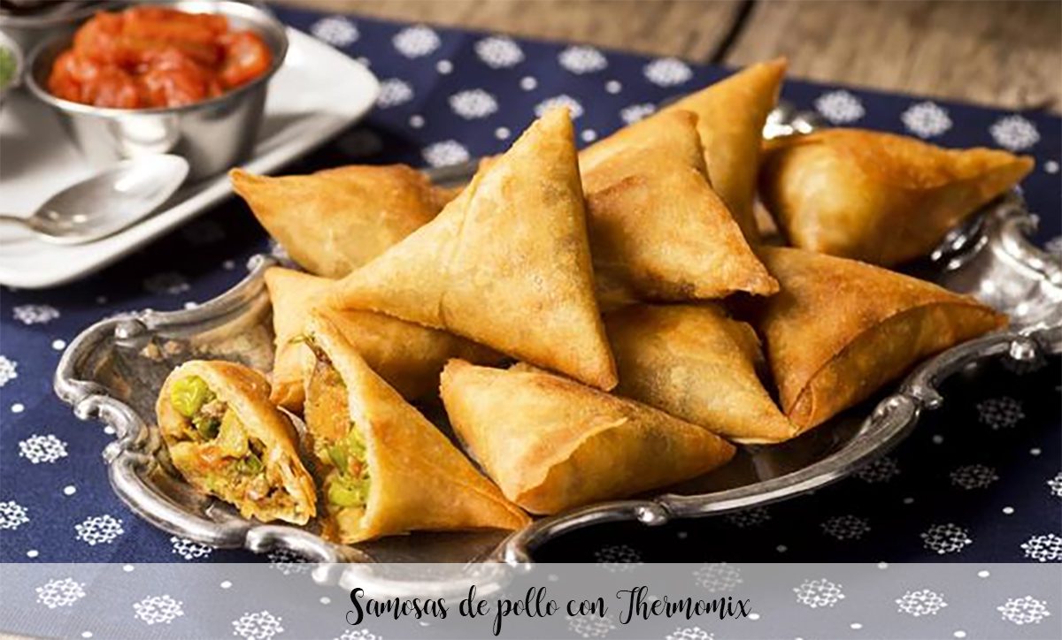 Chicken samosas with Thermomix