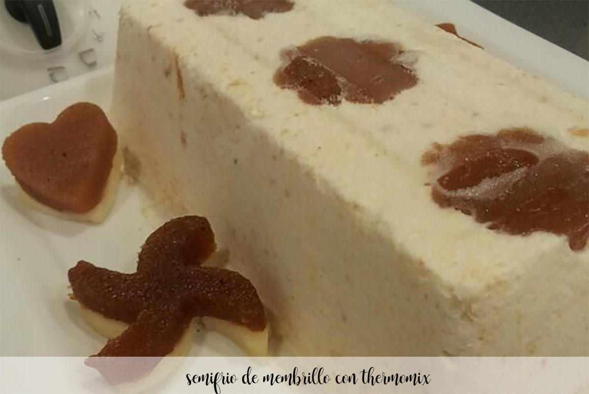 Quince semifreddo with Thermomix