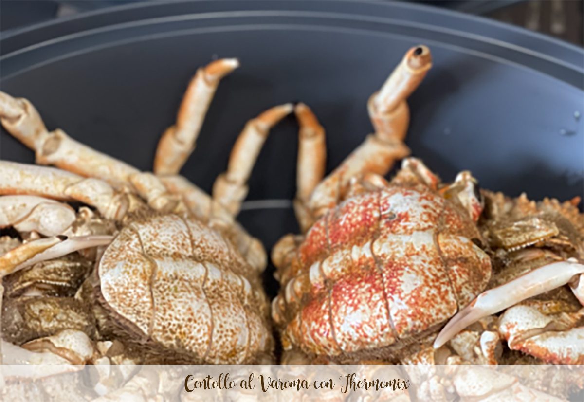Crab with Varoma with Thermomix