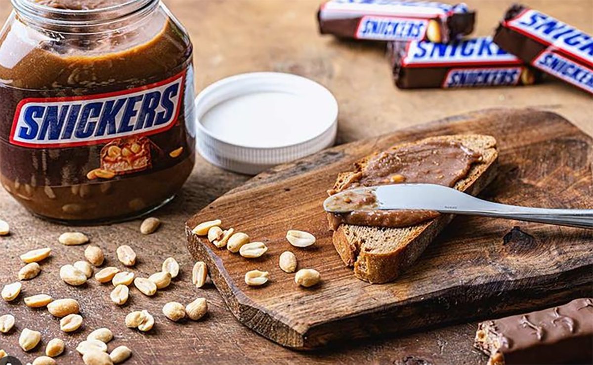 Snickers cream spread with Thermomix