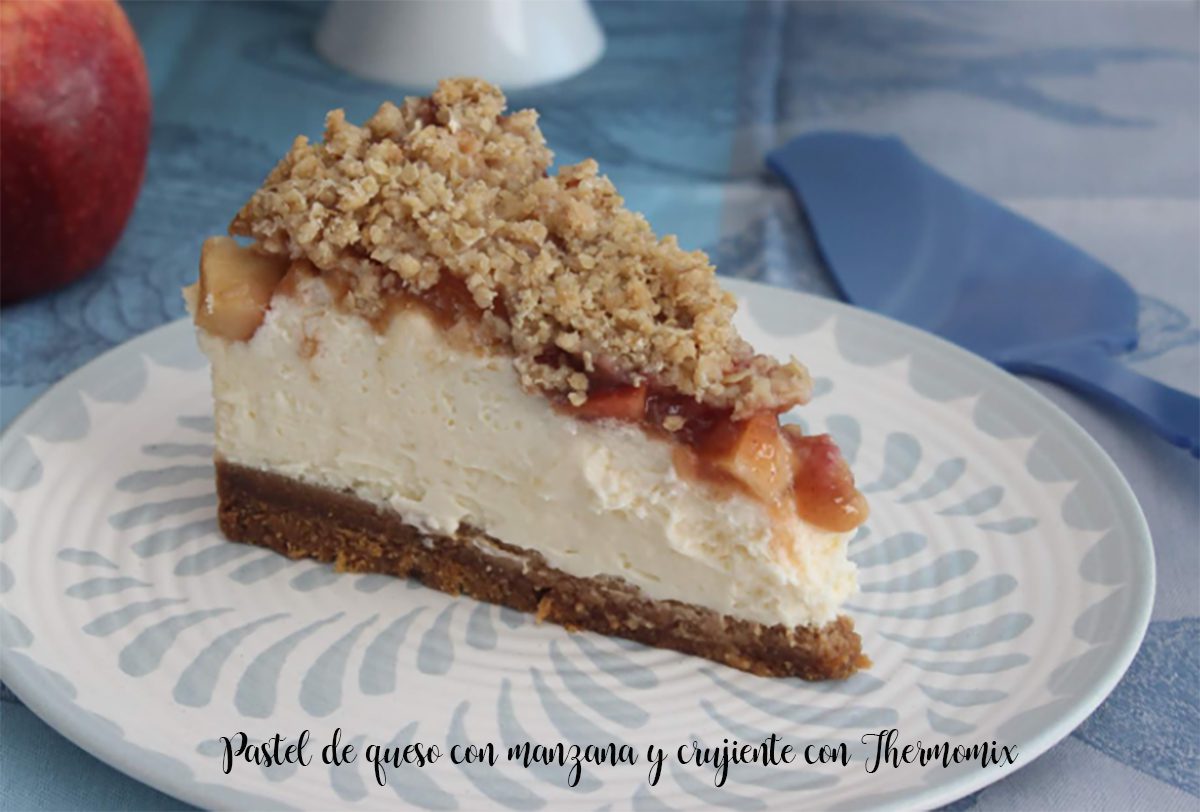Crispy apple cheesecake with Thermomix