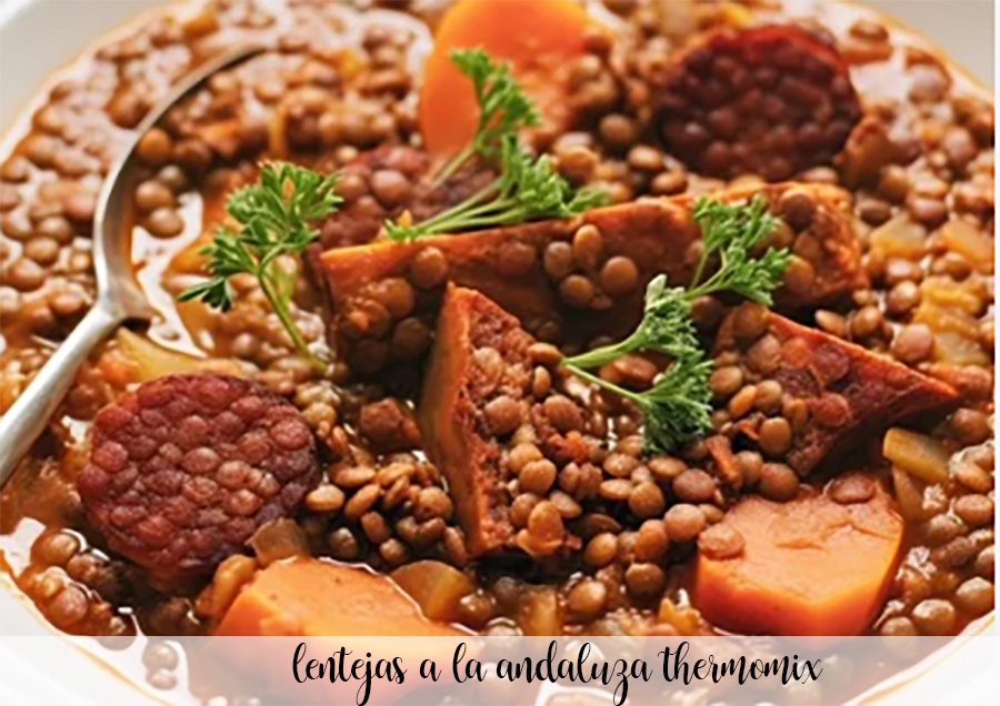 Andalusian-style lentils with Thermomix