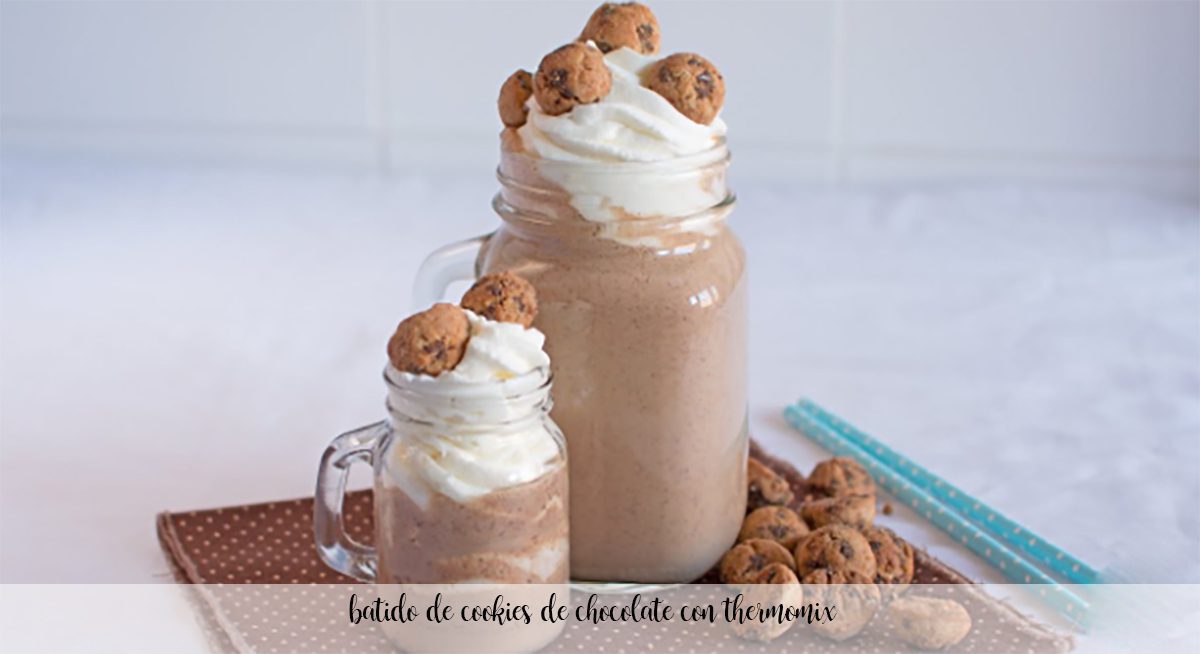 chocolate cookie shake with thermomix