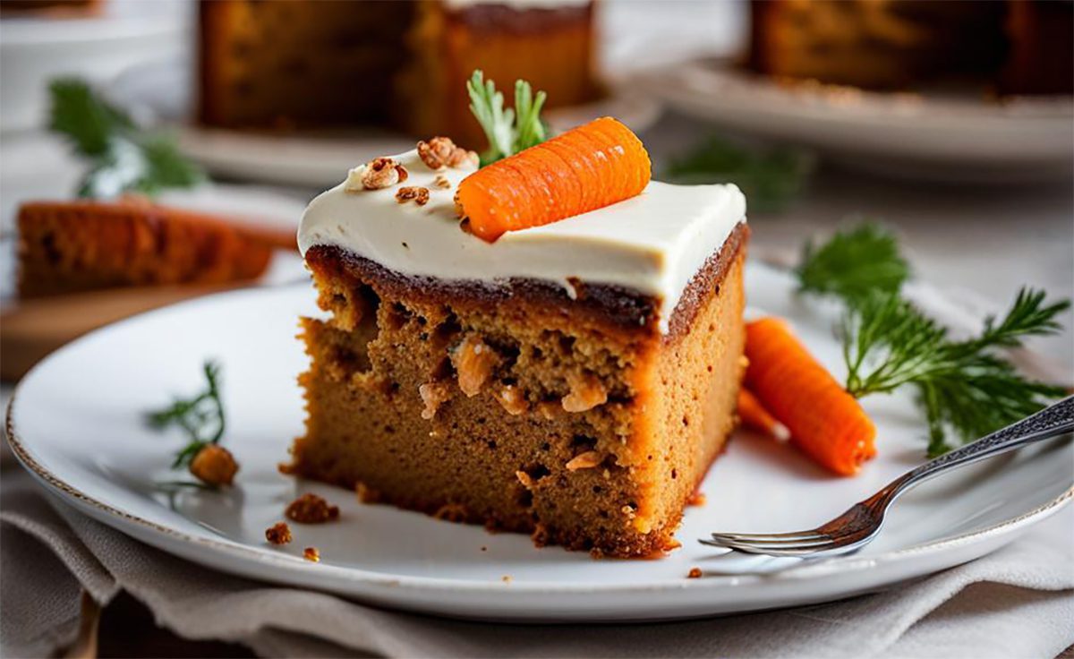 Carrot and Yogurt Cake in 5 Minutes in the Microwave with Thermomix