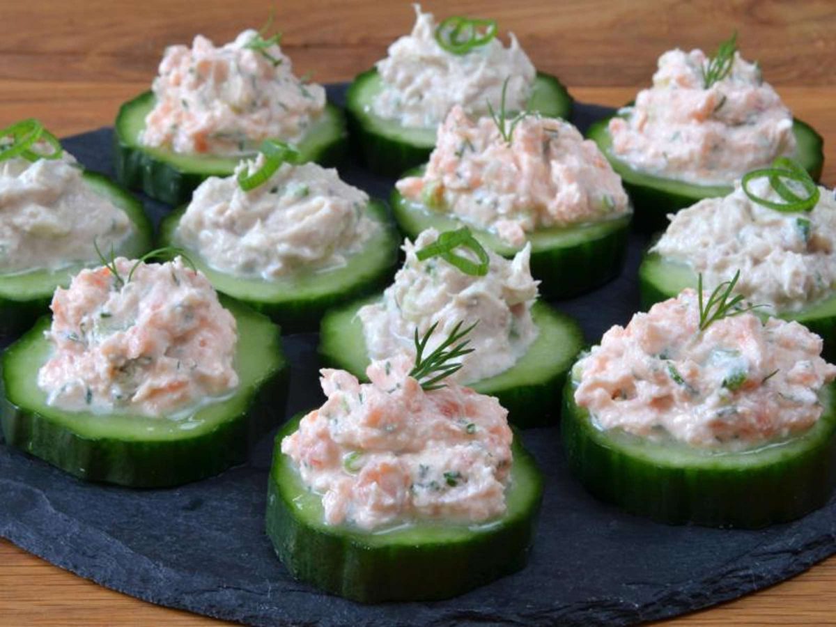 Tuna and cucumber sandwiches with Thermomix