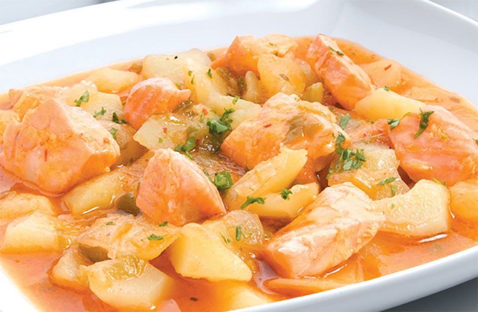 Swordfish stew with potatoes with Thermomix