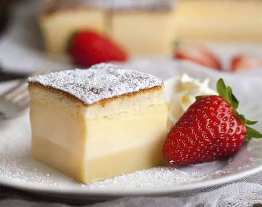 Magic custard cake