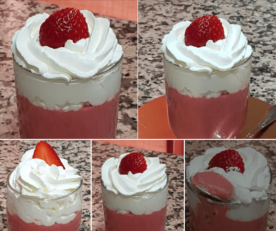 Dalky of natural strawberries with Thermomix