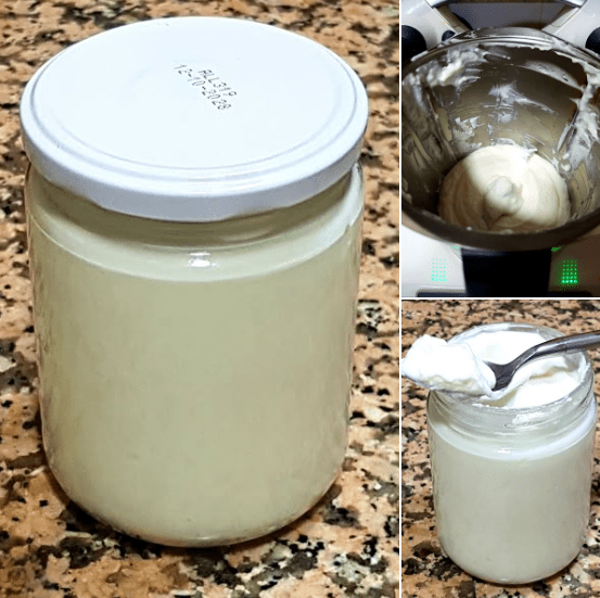 Lactonese (eggless mayonnaise) with Thermomix