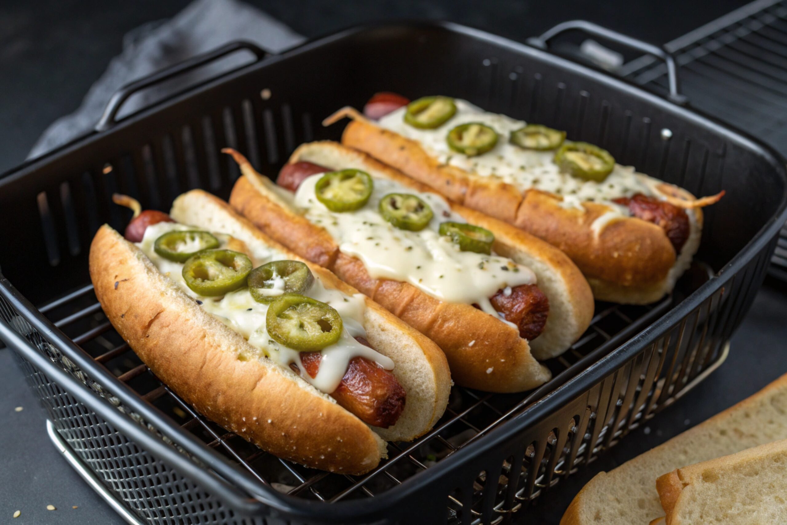 Hot dogs spicy with extra air fryer - Airfryer