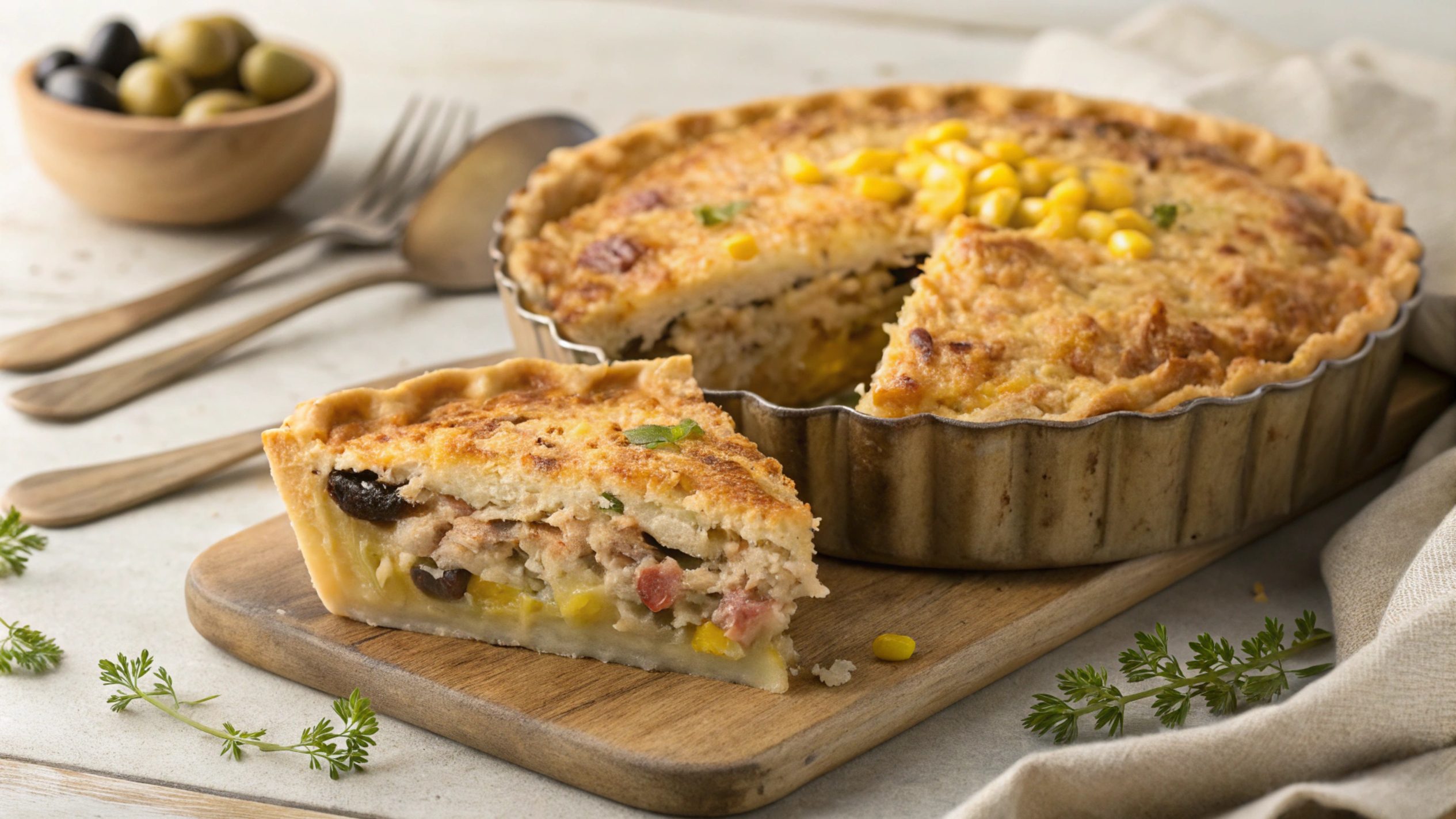 Potato and tuna cake in air fryer - Airfryer