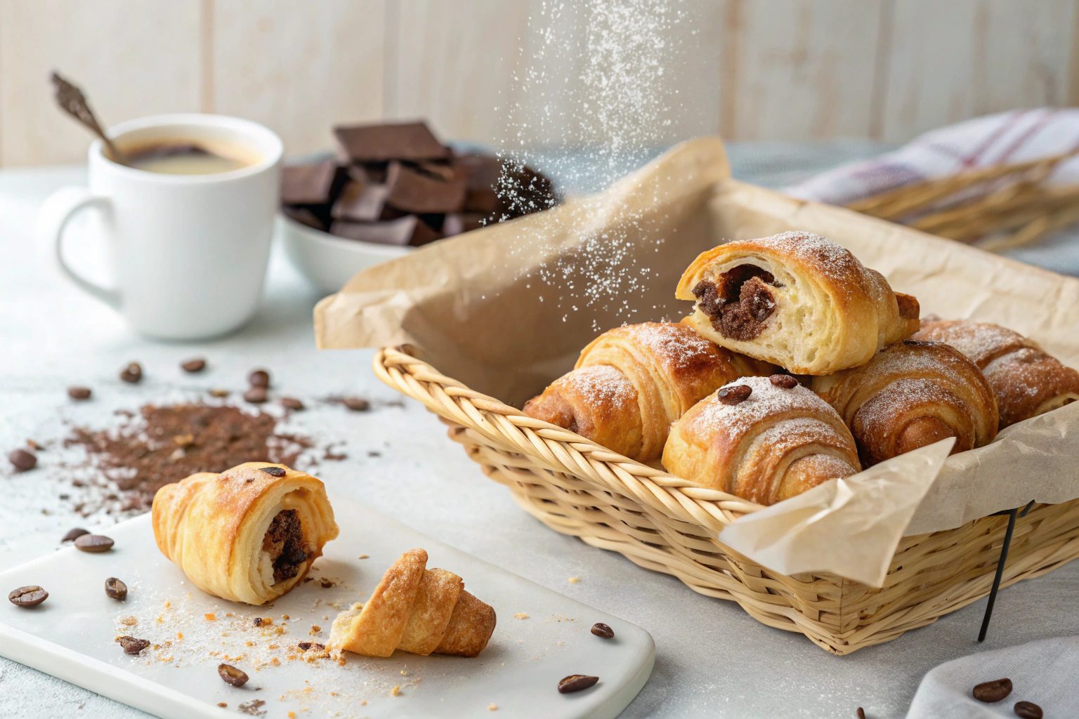 Mini Croissants of Chocolate in Air Fryer - Air Fryer