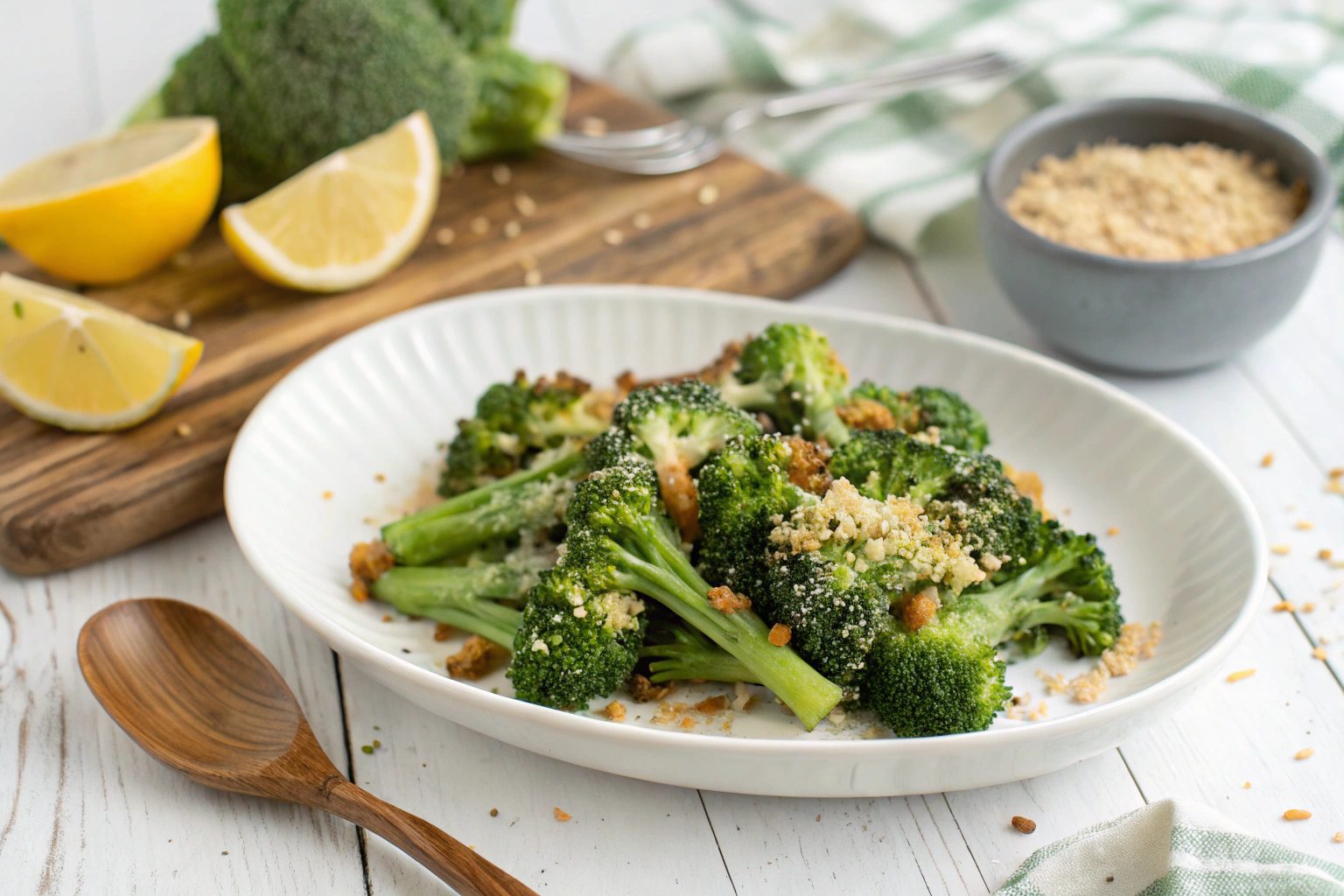 Roasted césar style broccoli in air fryer - Air Fryer
