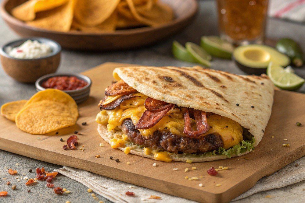 Burger XXL tortilla in air fryer - Airfryer