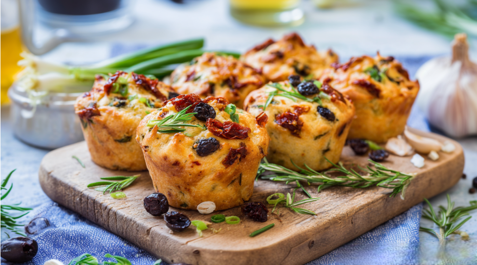 Focaccia muffins in air fryer - Airfryer
