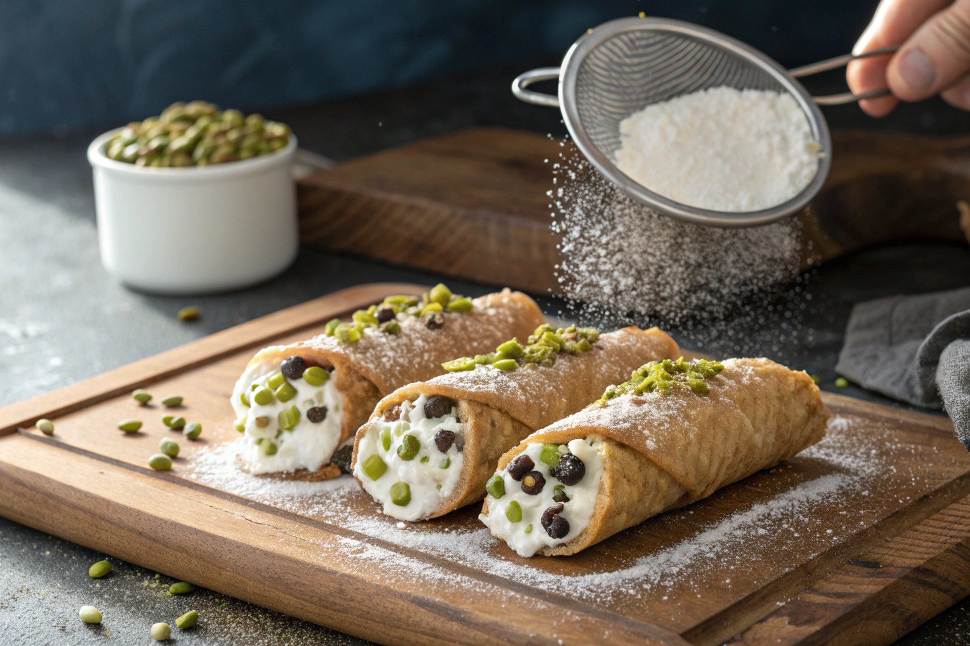 Cannoli in air frying