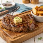 Pork Chop with Herb Butter in the Air Fryer