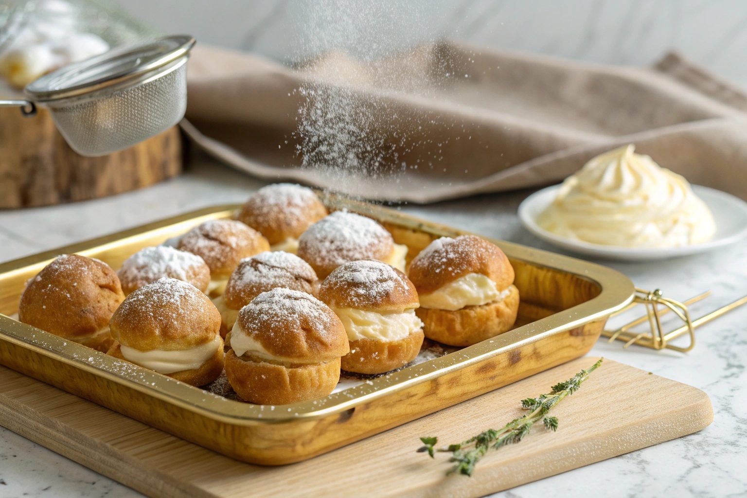 Profiteroles in Air Fryer
