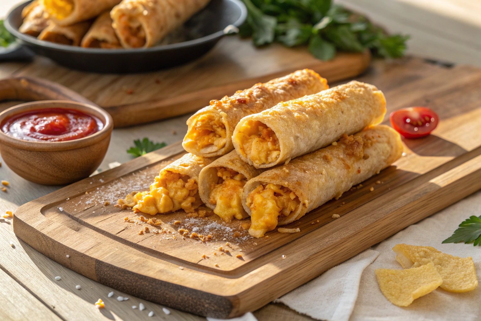 Crispy Air Fryer Cheese Rollups