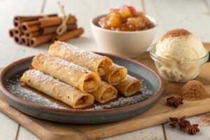 Air Fryer Apple Pie Taquitos
