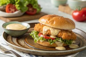 Homemade McChicken in Air Fryer