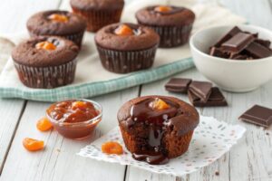 Sacher Muffins in Air Fryer