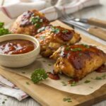 Juicy Chicken Thighs with Irresistible Barbecue Sauce in Airfryer