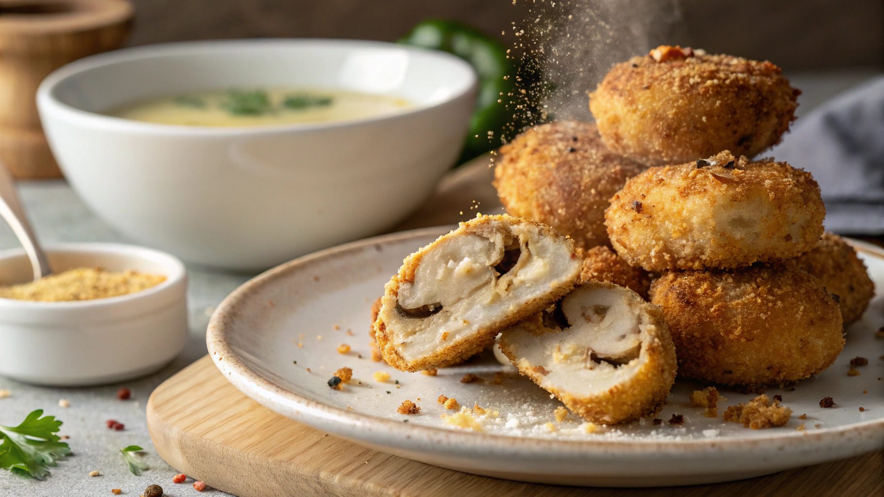 Breaded Mushrooms in Air Fryer