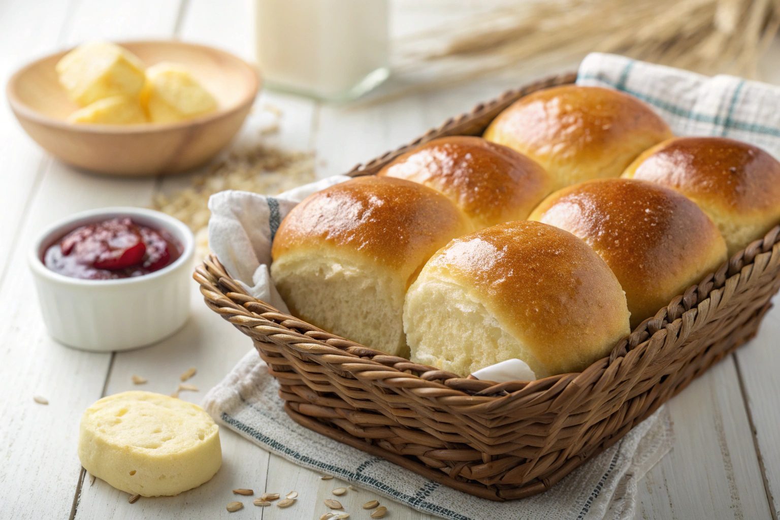 Japanese Style Milk Breads in Air Fryer
