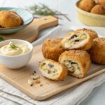 Boletus croquettes in air fryer
