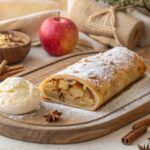 Roasted apple strudel with winter spices in Thermomix