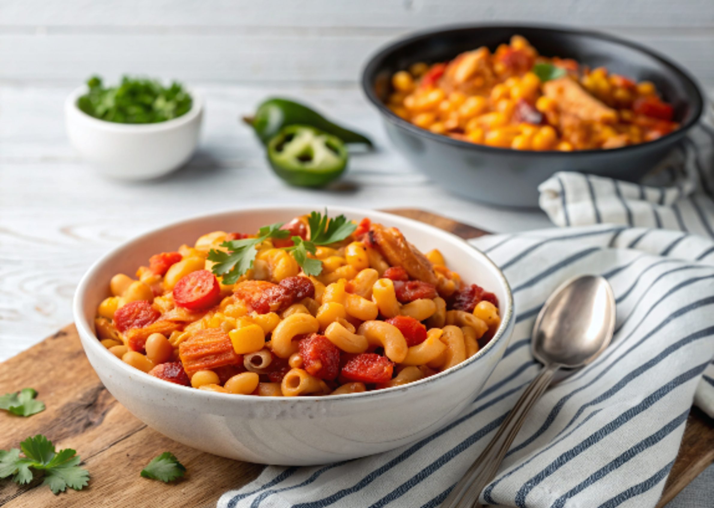 Vegetarian Tex-Mex noodles in Thermomix