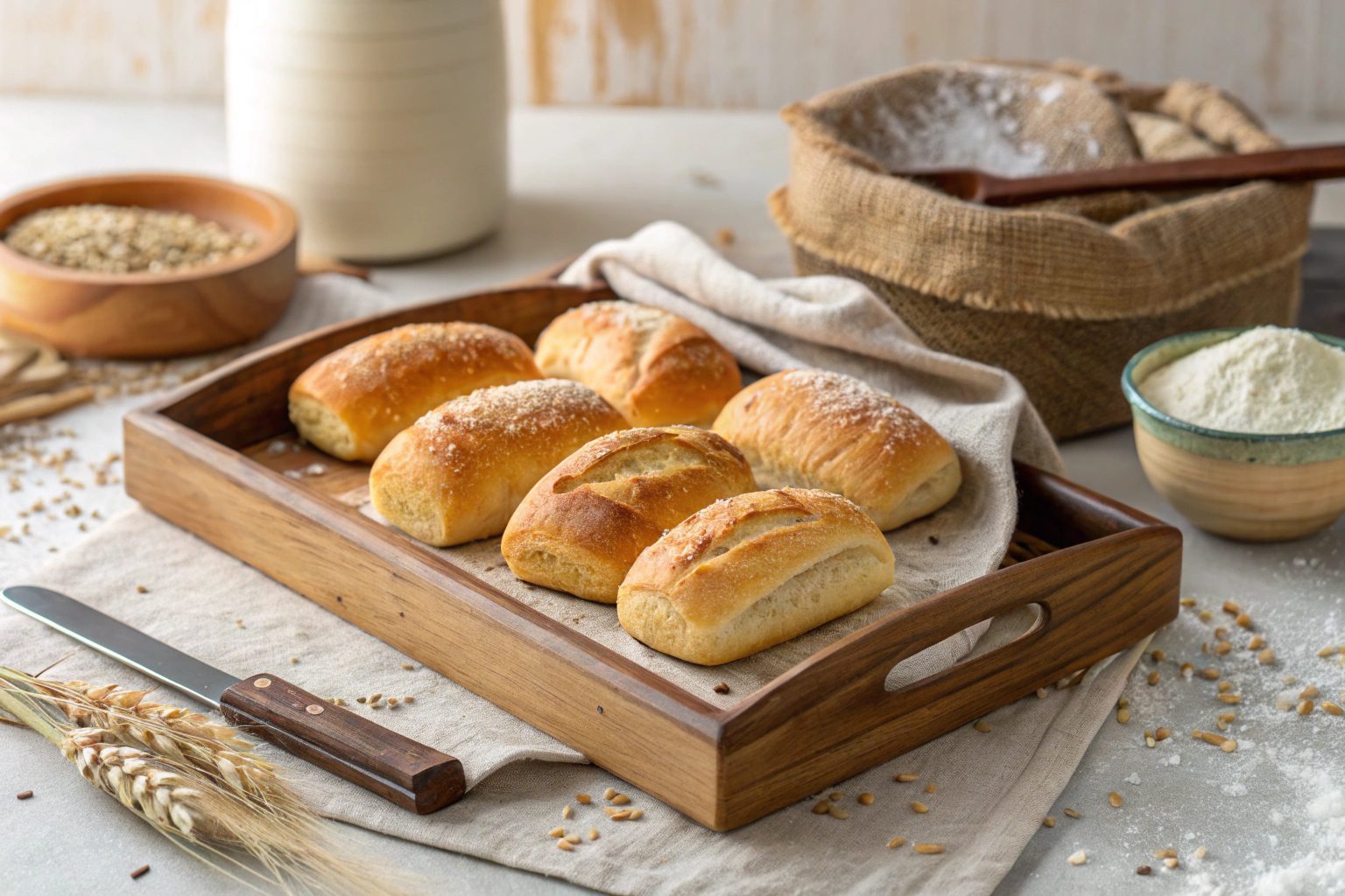 Quick bread rolls with Thermomix
